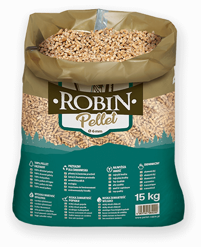 worek pelletu opałowego Robin do kupienia w Andrychowie lub sklepie internetowym